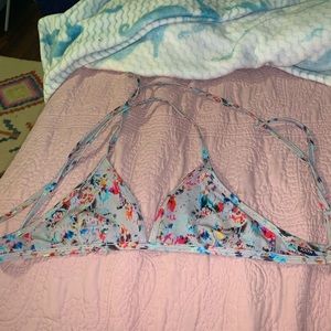 RARE Jolyn print bikini top